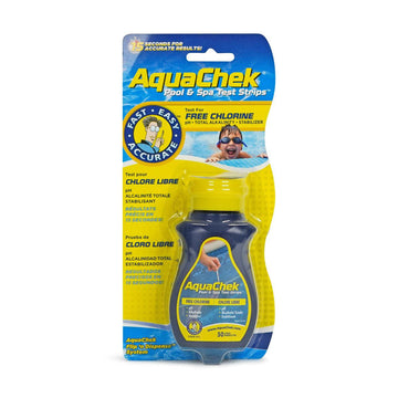 Bandelettes de Tests d'eau Aquachek (Pour Chlore) - Techn'eau Solution Saint-Sauveur